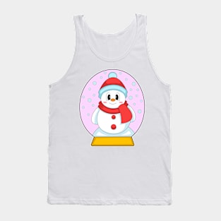 Snowman Christmas Winter time Tank Top